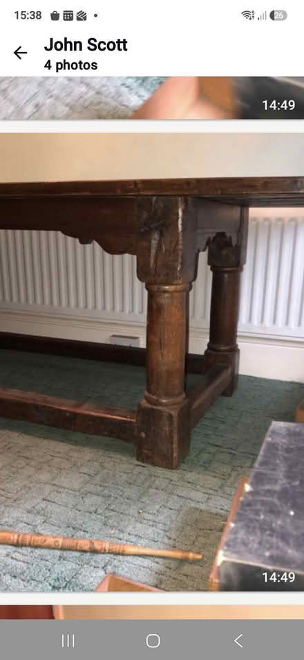 Photo of free Refectory table + haberdashery unit (NE24 Blyth) #4