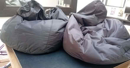 Photo of free Bean bags large black x 2 (Fleet GU51) #1