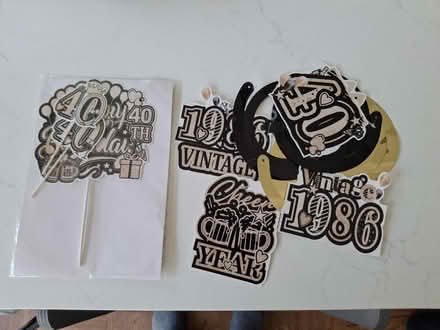 Photo of free 1986/ 40th birthday decorations (St. Albans AL1) #1