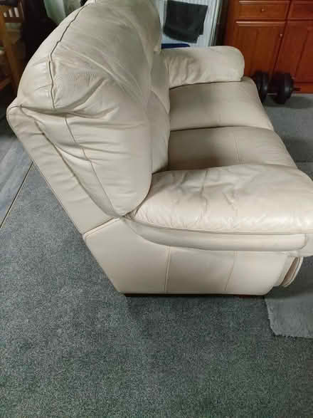 Photo of free Cream two seater settee (Penrith CA11) #3
