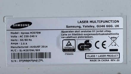 Photo of free Samsung M20270W B&W Laser Printer/Scanner/Copier (Chelsea SW3) #4