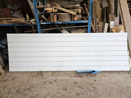 Photo of free White MDF solid tongue and groove panel. Nothing wrong with (Battle TN33) #1