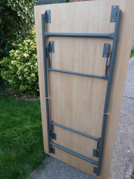 Photo of free Table with sturdy folding legs 153cm x 75cm (Rode Manor BA11) #2
