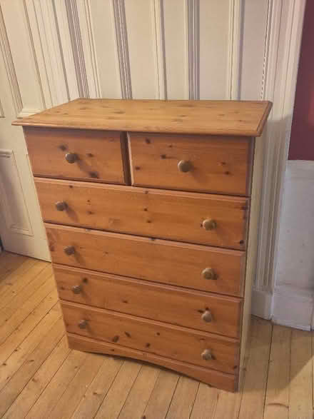 Photo of free Wooden Chest of Drawers (Marchmont EH9) #1