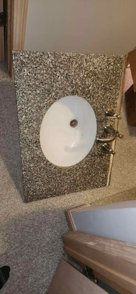 Photo of free Bathroom sink,faucet, counter top (Meriden CT) #1