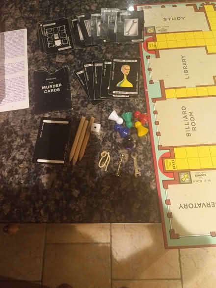 Photo of free CLUEDO GAME PARTS (incomplete) (Appleby-in-Westmorland CA16) #1