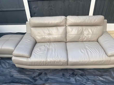 Photo of free 2 couches an footstool (Liverpool L12) #1
