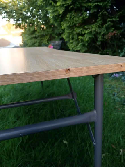 Photo of free Table with sturdy folding legs 153cm x 75cm (Rode Manor BA11) #3