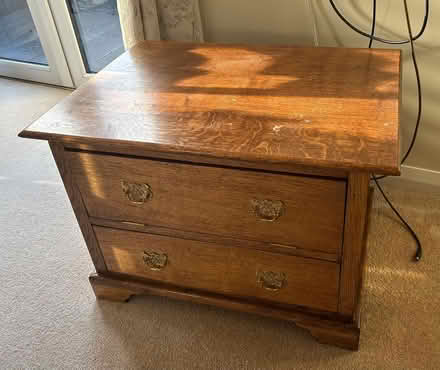 Photo of free Oak tv stand (Congleton CW12) #1