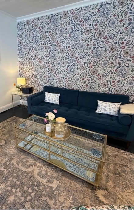 Photo of free Glass & gold coffee table (Kirkdale SE26) #1