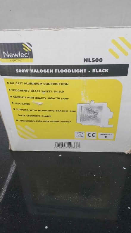 Photo of free 500W Halogen Floodlight - Black (Ruislip HA4) #1