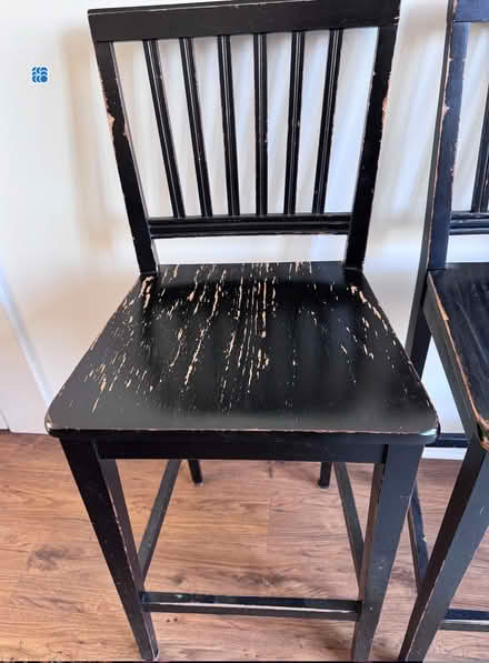 Photo of free 2 Italian made bar stools - upcycle (Strawberry Hill TW2) #2