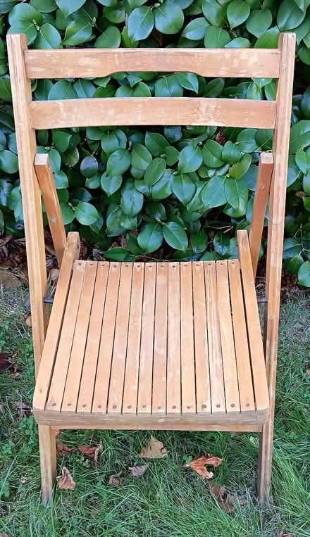 Photo of free Folding wooden chair (Burnham) #1