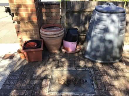 Photo of free Compost bin & assortment of pots (Bearton SG5) #1