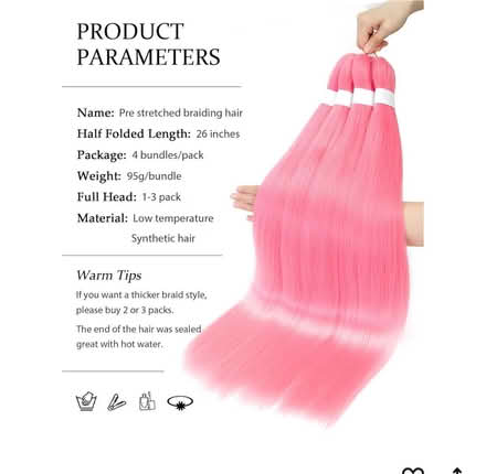 Photo of free Pink hair extensions (Slough) #1