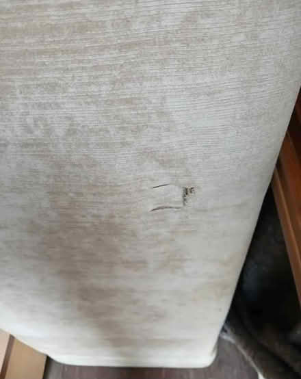 Photo of free Tan material three seater settee (Helston TR13) #4