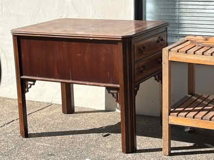 Photo of free Antique bedside or side table (140 Woodland Ave, San Rafael) #1