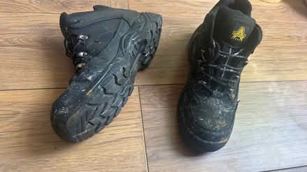 Photo of free Steel toe cap safety boots, size 8. (Crosby L22) #1