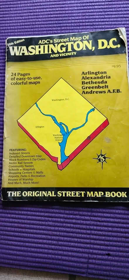 Photo of free Vintage DC area map/atlas (Cap Hill 20002) #1