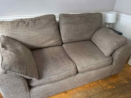 Photo of free Large 2 seetee sofa and cuddle chair (Oswestry SY11) #1