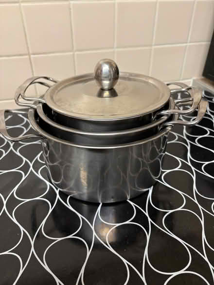 Photo of free Set of 3 Saucepans (Feltham TW14) #2