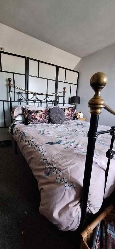 Photo of free Metal Double Bed (Lion Gate TW9) #1