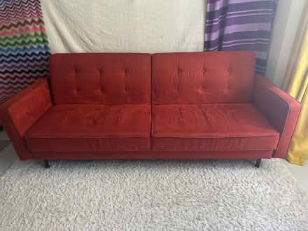 Photo of free Red Sofa Bed from Made.com (North Kensington W10) #1