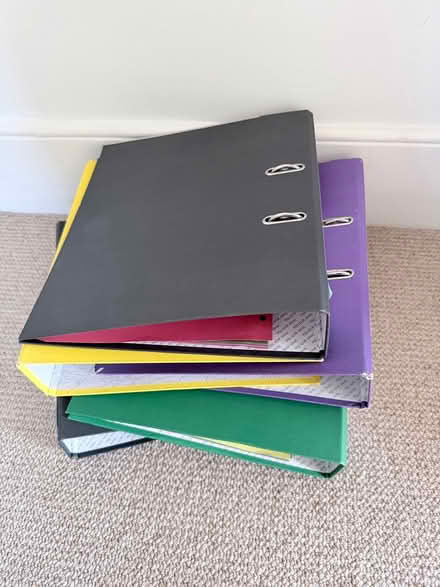 Photo of free 5 Lever Arch files (Colliers Wood SW19) #2
