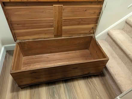 Photo of free Large wooden chest (Vienna Hunter Mill) #1