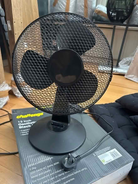 Photo of free Black desk fan (Shepherds Bush W6) #3