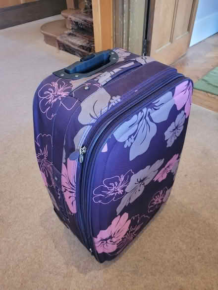 Photo of free Floral, large suitcase (Lloyd Park) #1