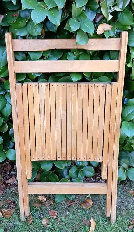 Photo of free Folding wooden chair (Burnham) #3