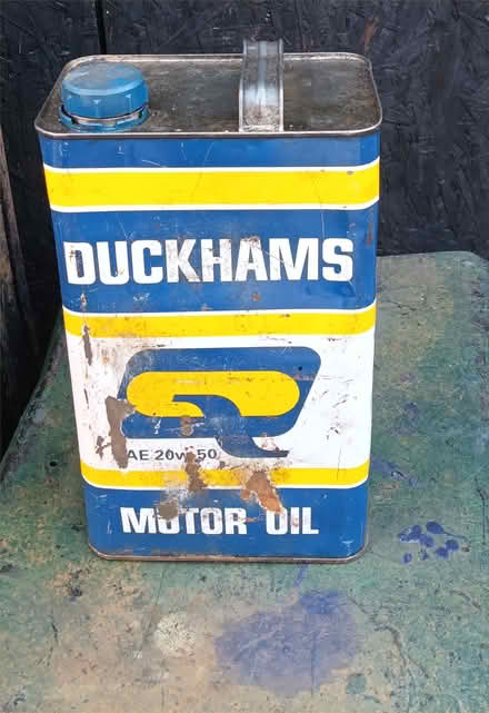 Photo of free Old Duckhams Oil Can (Rode BA11) #3
