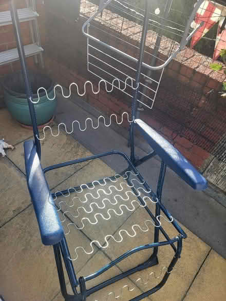 Photo of free Argos Sun Lounger, navy blue (Saint Luke's EC1V) #4