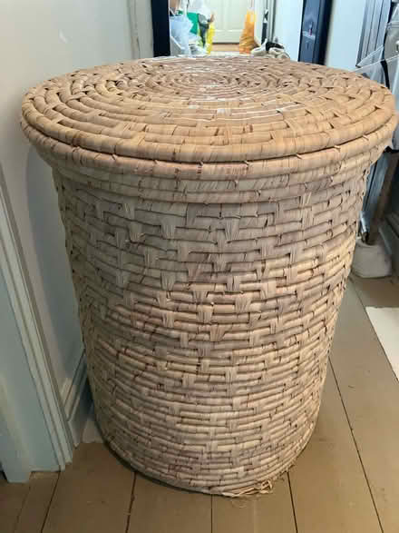 Photo of free Wicker Laundry Basket (Frome (Central) BA11) #1