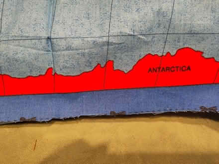 Photo of free Fabric world map (Moreton CH46) #2
