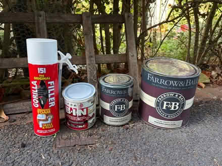 Photo of free Left over cans of paint & expanding foam (Roehampton SW15) #1
