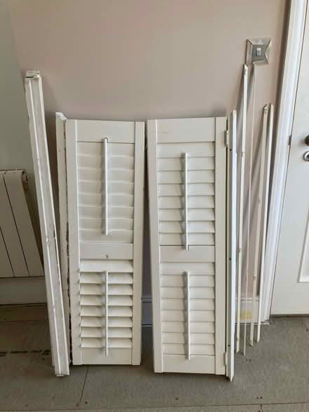 Photo of free Louvered window shutters (Archway N19) #1