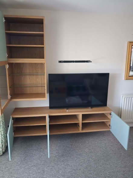Photo of free IKEA Besta TV bench and 2 wall units (Nork SM7) #3