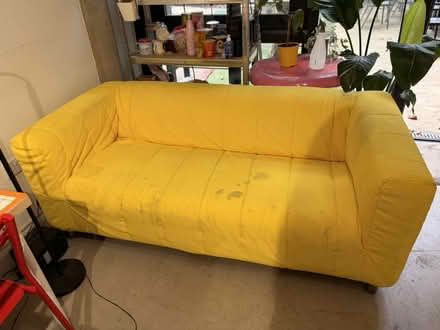 Photo of ikea yellow sofa (SE5 7JZ) #1
