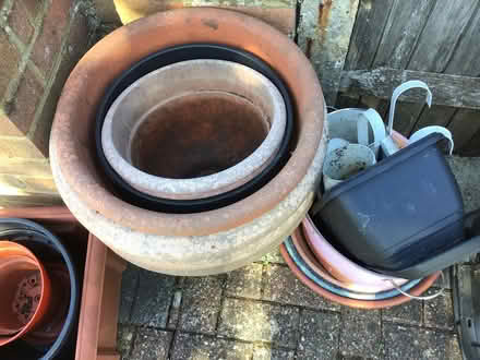 Photo of free Compost bin & assortment of pots (Bearton SG5) #3