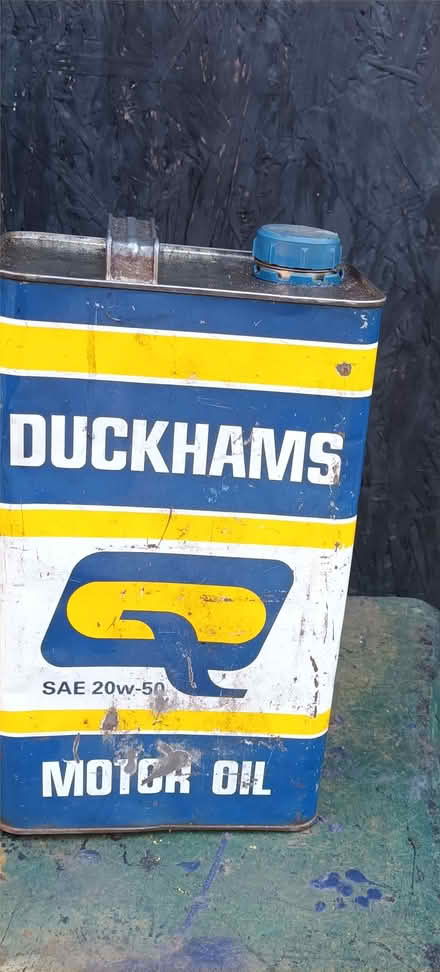 Photo of free Old Duckhams Oil Can (Rode BA11) #2