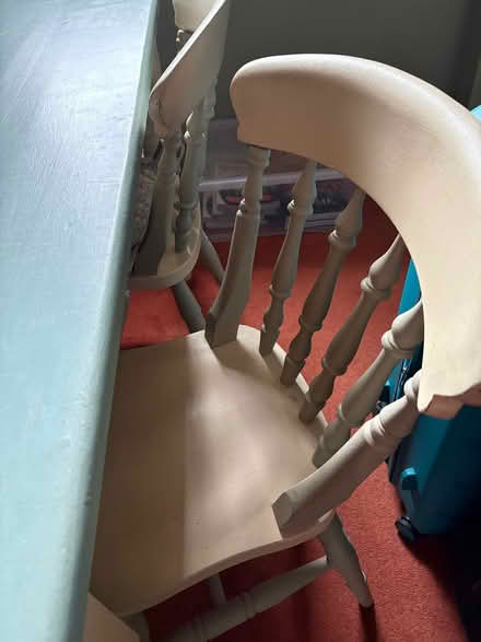 Photo of free Pine table and chairs (Eaton Socon PE19) #3