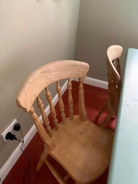 Photo of free Pine table and chairs (Eaton Socon PE19) #4