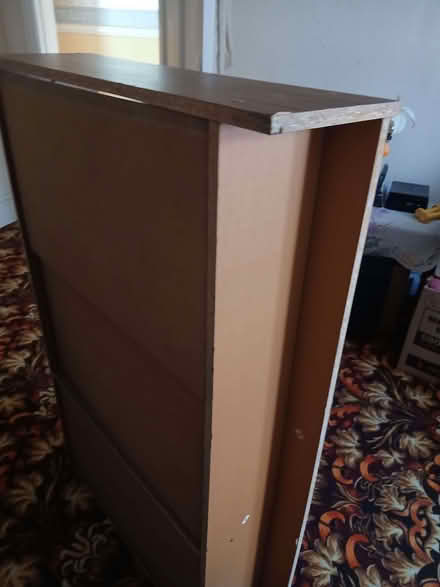 Photo of free a brown particle board (perhaps mdf) book / display case (Prime Ministers MK41) #4