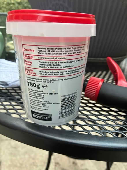 Photo of free Eco-stik plumber’s mait (Billericay) #2