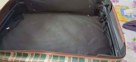 Photo of free green check suitcase used (Wigmore LU2) #2