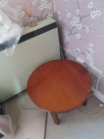 Photo of free Small round coffee table (Bishops Caundle, Sherborne DT9) #1