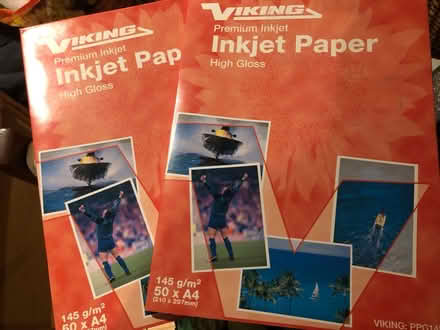 Photo of free Two boxes high gloss inkjet paper (Whitton TW3) #1