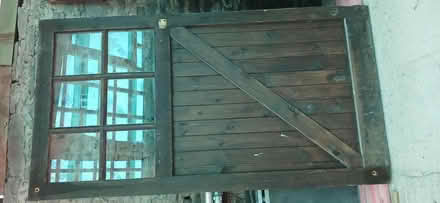 Photo of free 7ft wide Solid GARAGE DOORS (Llangarron HR9) #4
